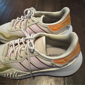 Adidas Pink and Orange Size 6.5